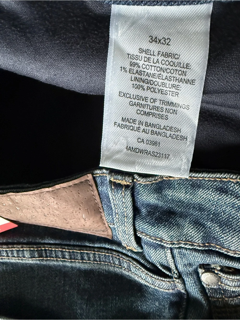 Wind River Men’s Straight T-Max Jeans in Dark Blue Wash - Picture 8 of 9
